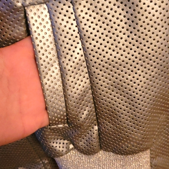 VJC Versace Silver Perforated Jacket - Picture 5 of 14